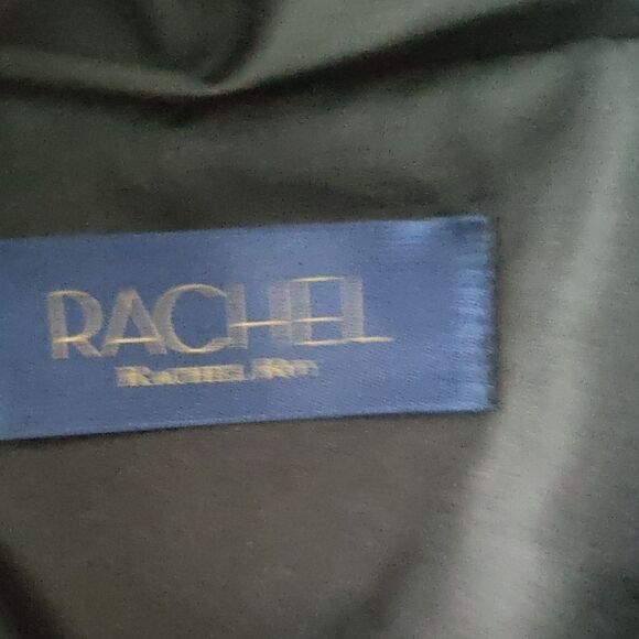 RACHEL Rachel Roy Black Textured Puffer Vest - Picture 6 of 7